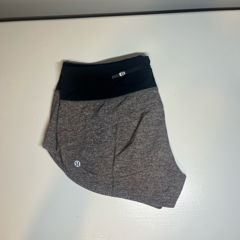 Grey Lululemon shorts